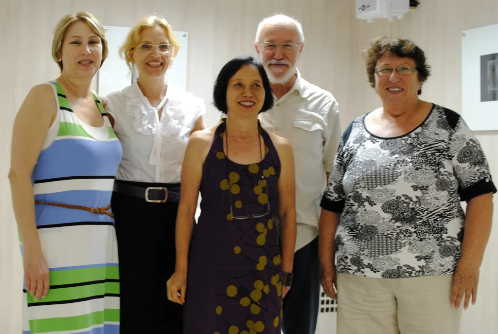 Foto dos integrantes do grupo Gravura Cidade de Florianópolis
