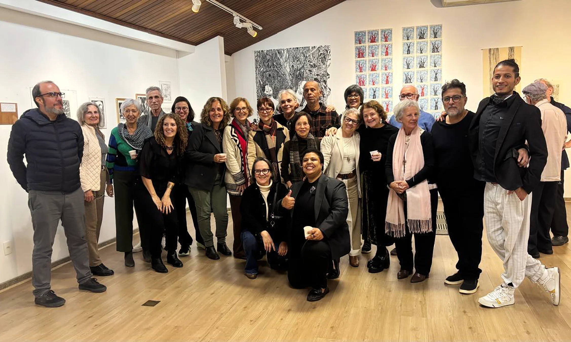 Vernissage na Galeria de Arte Univali Itajaí